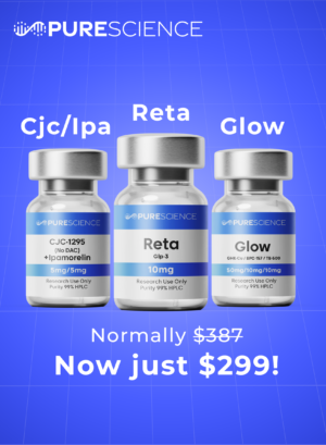 Home reta 10mg + cjc/ipa 5mg/5mg + glow bundle 10mg/10mg/50mg
